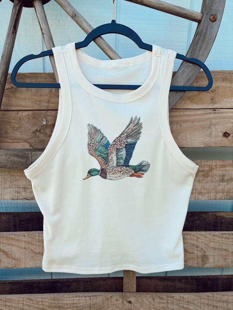 Bedazzled Duck Graphic Tank