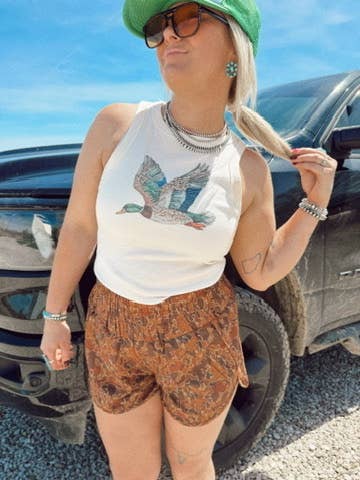 Bedazzled Duck Graphic Tank