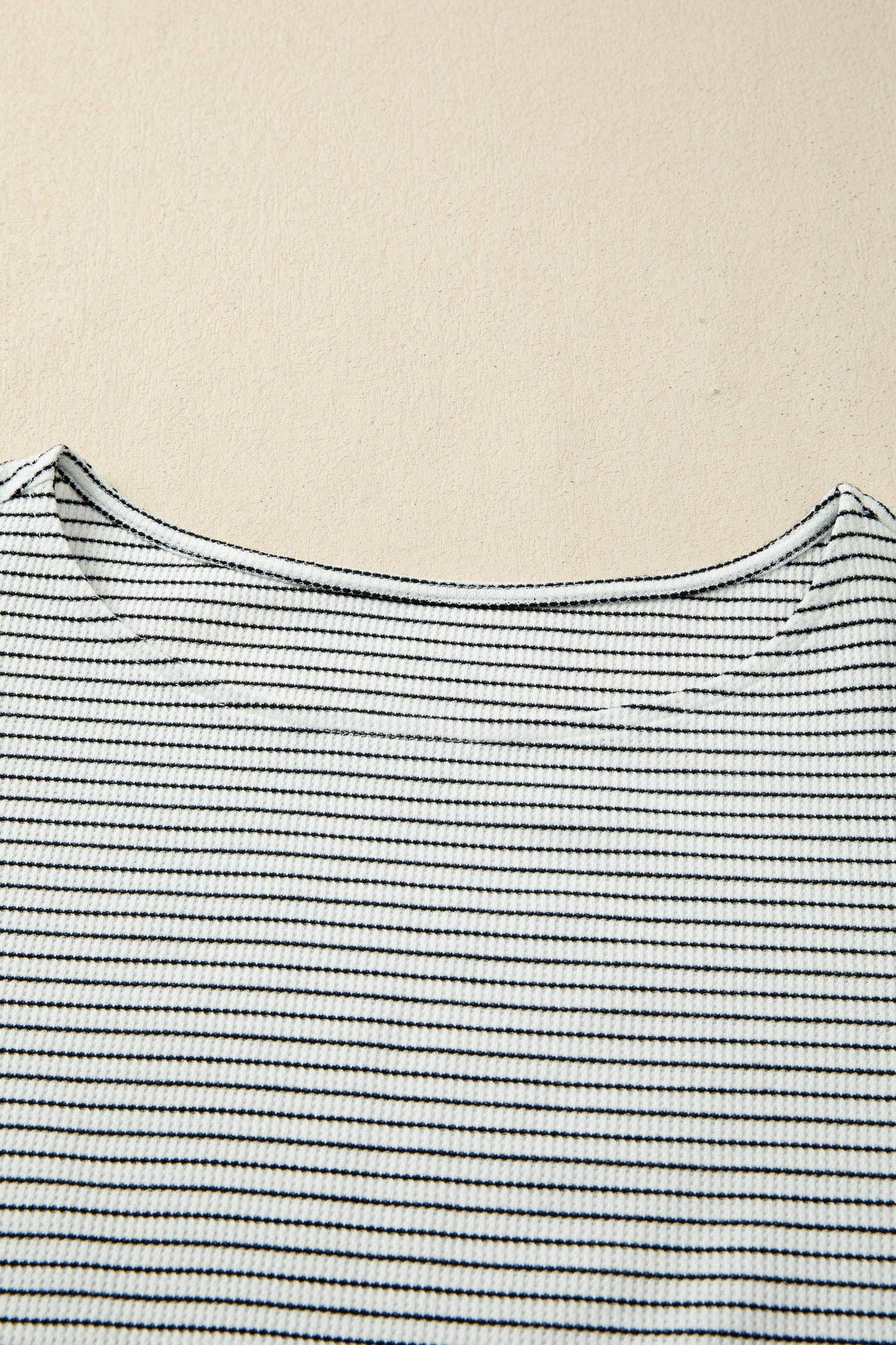 Striped Ruffle-Trim Tank Top