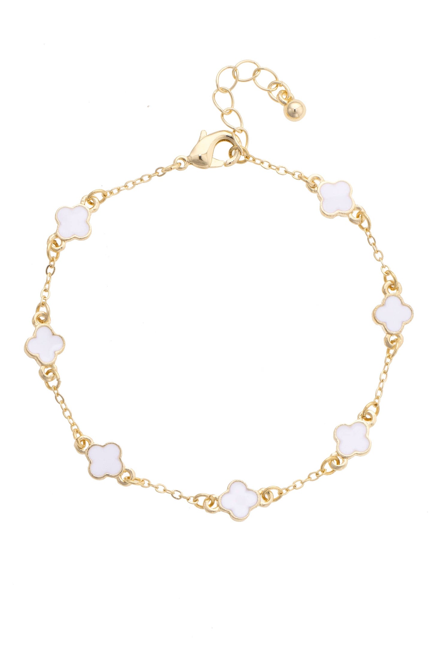 Margaret Dainty Clover Bracelet
