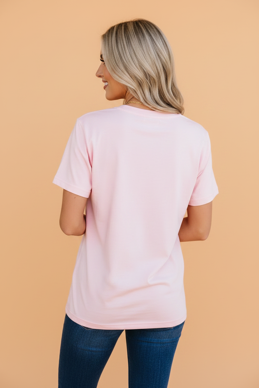 PRAY Sequin Leopard Graphic Tee