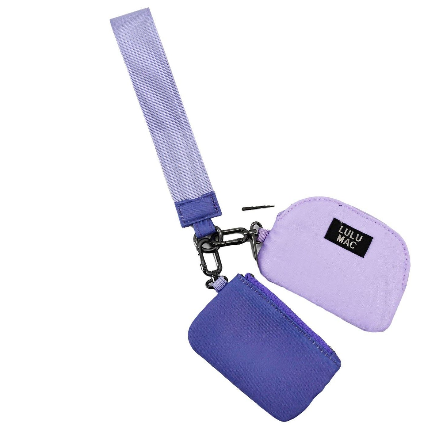 Lulu Mac Double-Pouch Wristlet