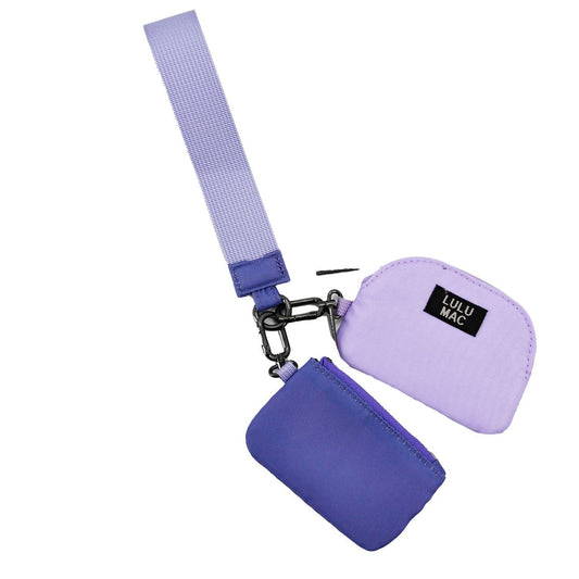 Lulu Mac Double-Pouch Wristlet