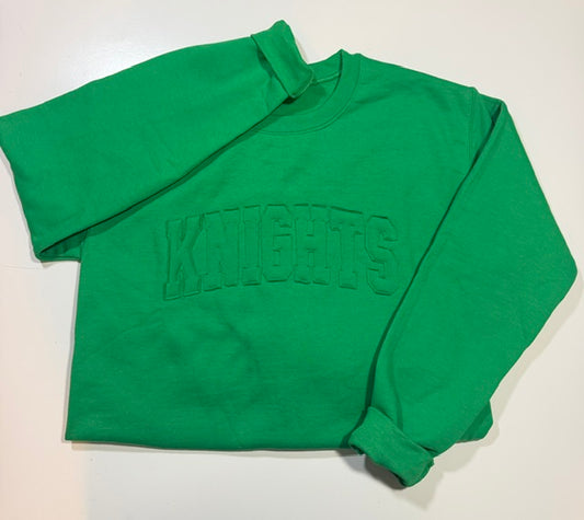 Clear Falls Knights Raggy Sweatshirt – Green