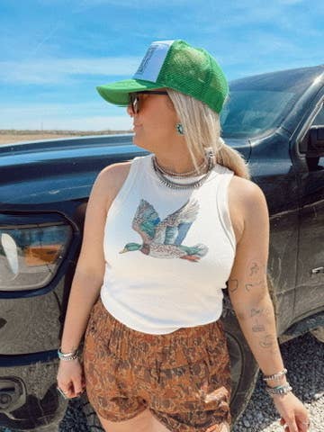 Bedazzled Duck Graphic Tank